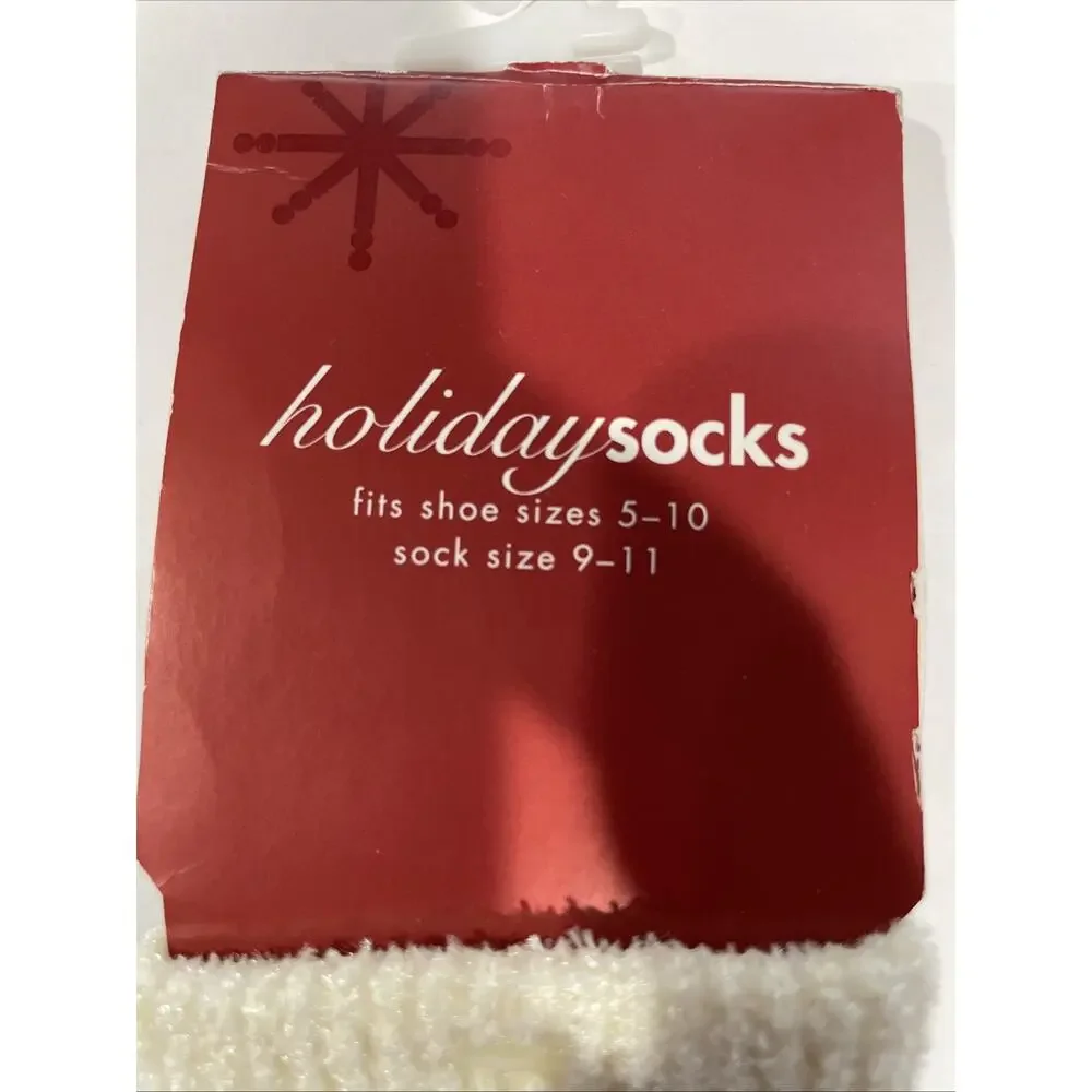 Christmas Santa Socks with Googly Eyes New Target Brand New Santa